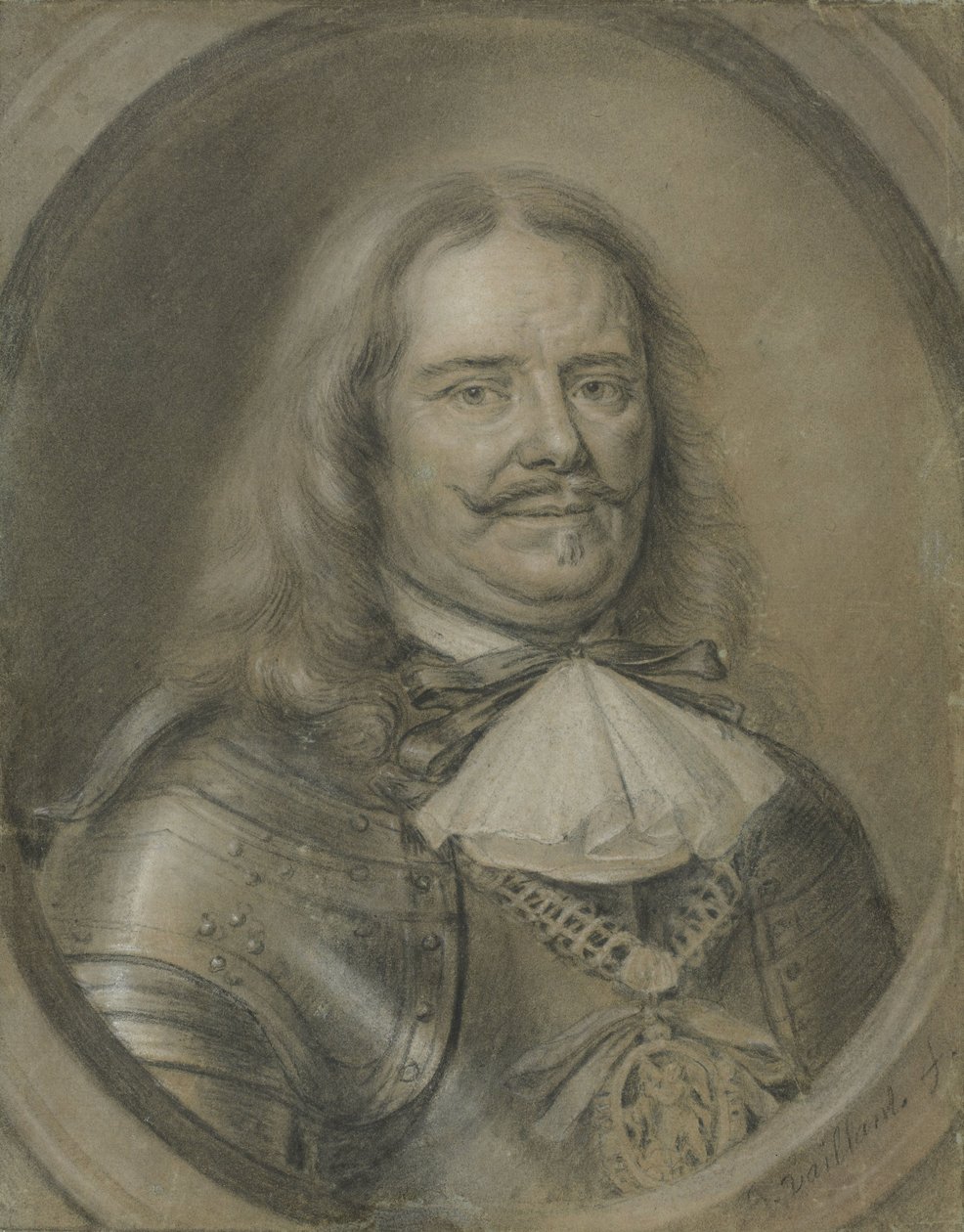 Portrait of Michiel Adriaansz. de Ruyter by Bernard Vaillant