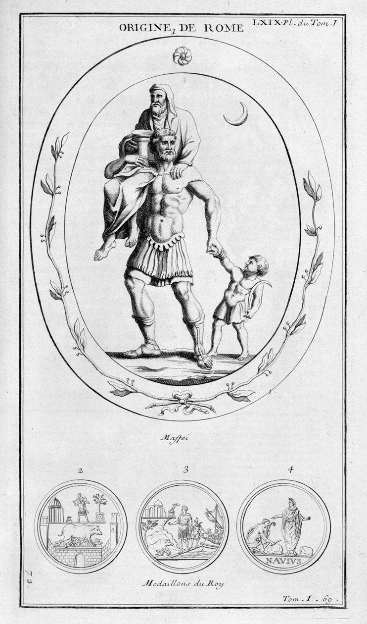 The Origin of Rome, 1757 by Bernard de Montfaucon