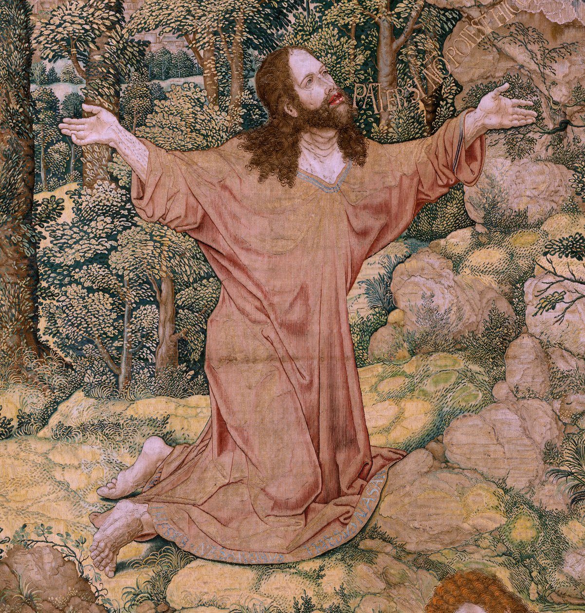 Series The passion of Christ. Christ in the Mount of Olives. Ca 1518-1522. by Bernard van Orley