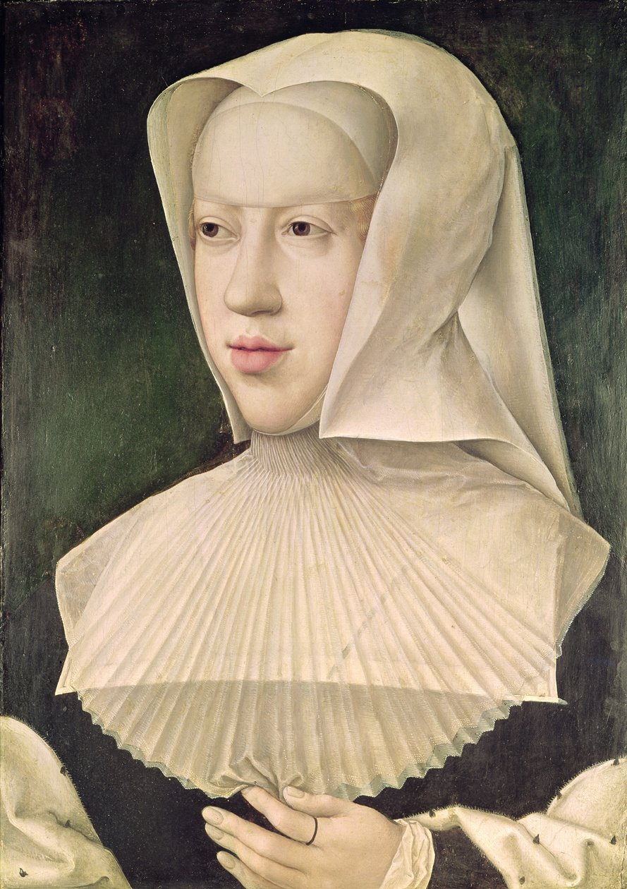 Marguerite de Habsbourg, Duchess of Savoy by Bernard van Orley