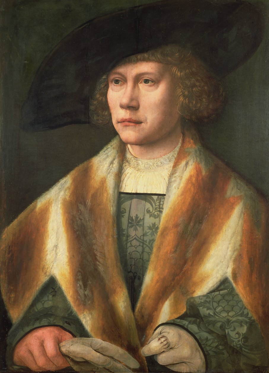 Portrait of a Young Man, Possibly a Self Portrait, c.1520 by Bernard van Orley