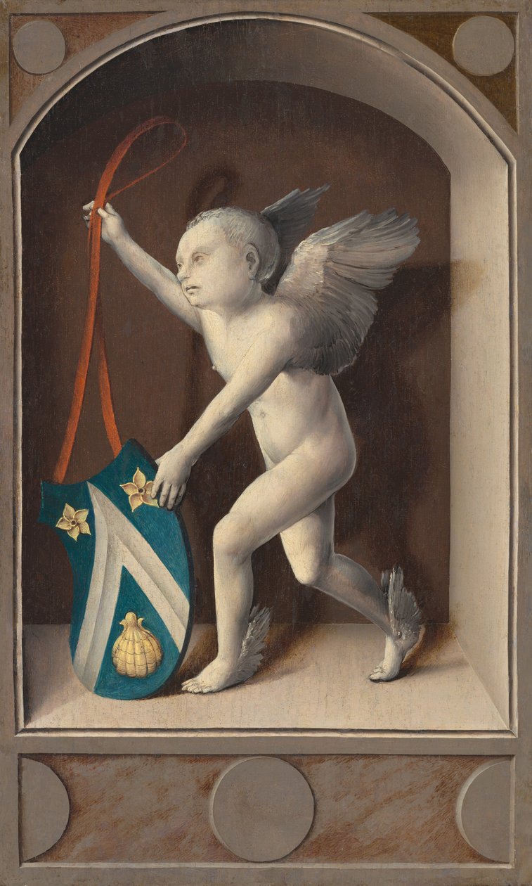 Putto with Arms of Jacques Coëne (reverse) by Bernard van Orley