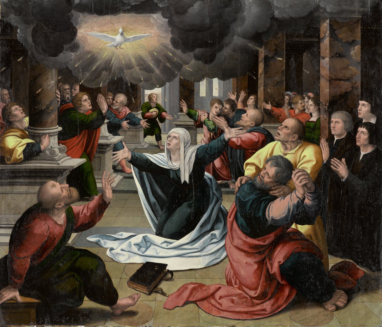 The Pentecost by Bernard van Orley