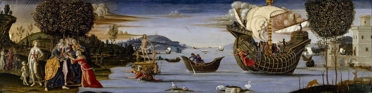 The Beloved of Enalus Sacrificed to Poseidon and Spared by Bernardino Fungai