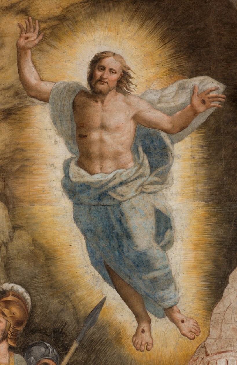 Counterfaccata, Bernardino Gatti, Resurrection 1529 (Detail) by Bernardino Gatti