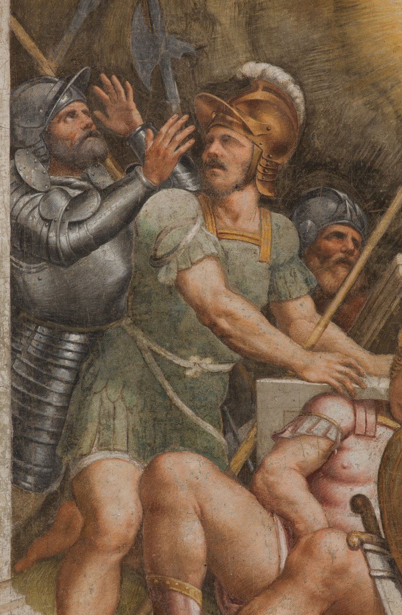 Resurrection (detail) by Bernardino Gatti