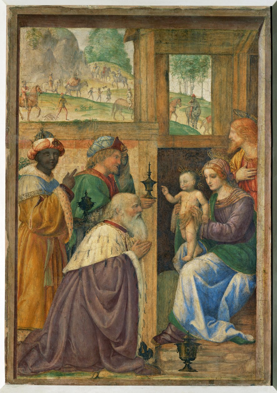Adoration of the Kings by Bernardino (attr. to) Luini