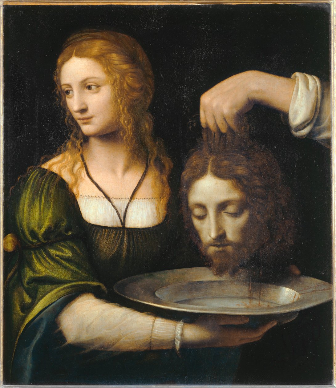 Salome Receives the Head of Saint John the Baptist by Bernardino (attr. to) Luini