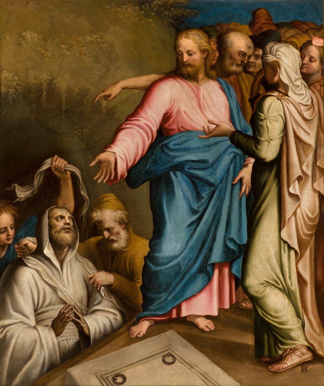 Chapel of the SS Sacrament, First Span South Side, Lavender of the Foot by Bernardino Campi