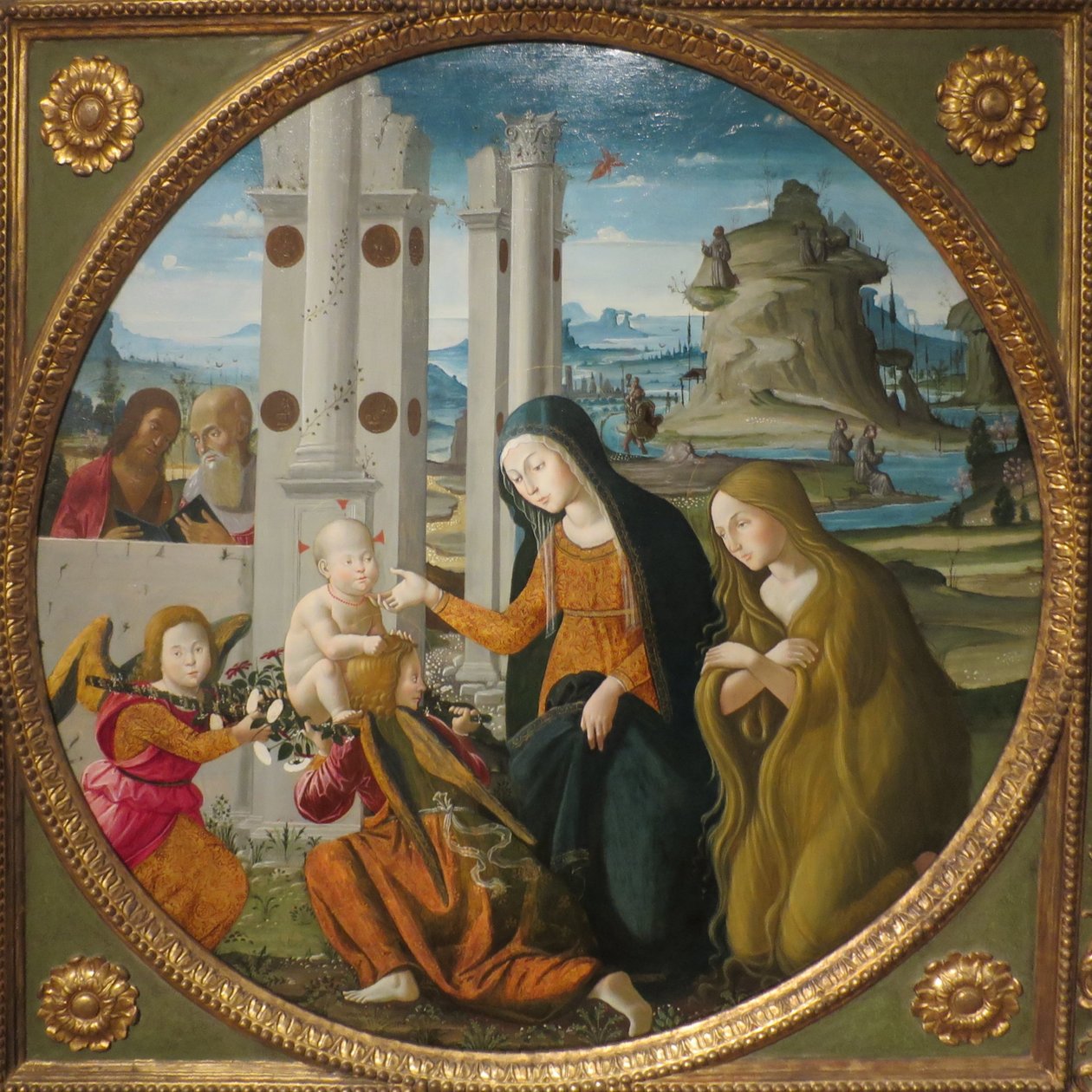 Madonna and Child with Saints and Angels by Bernardino Fungai