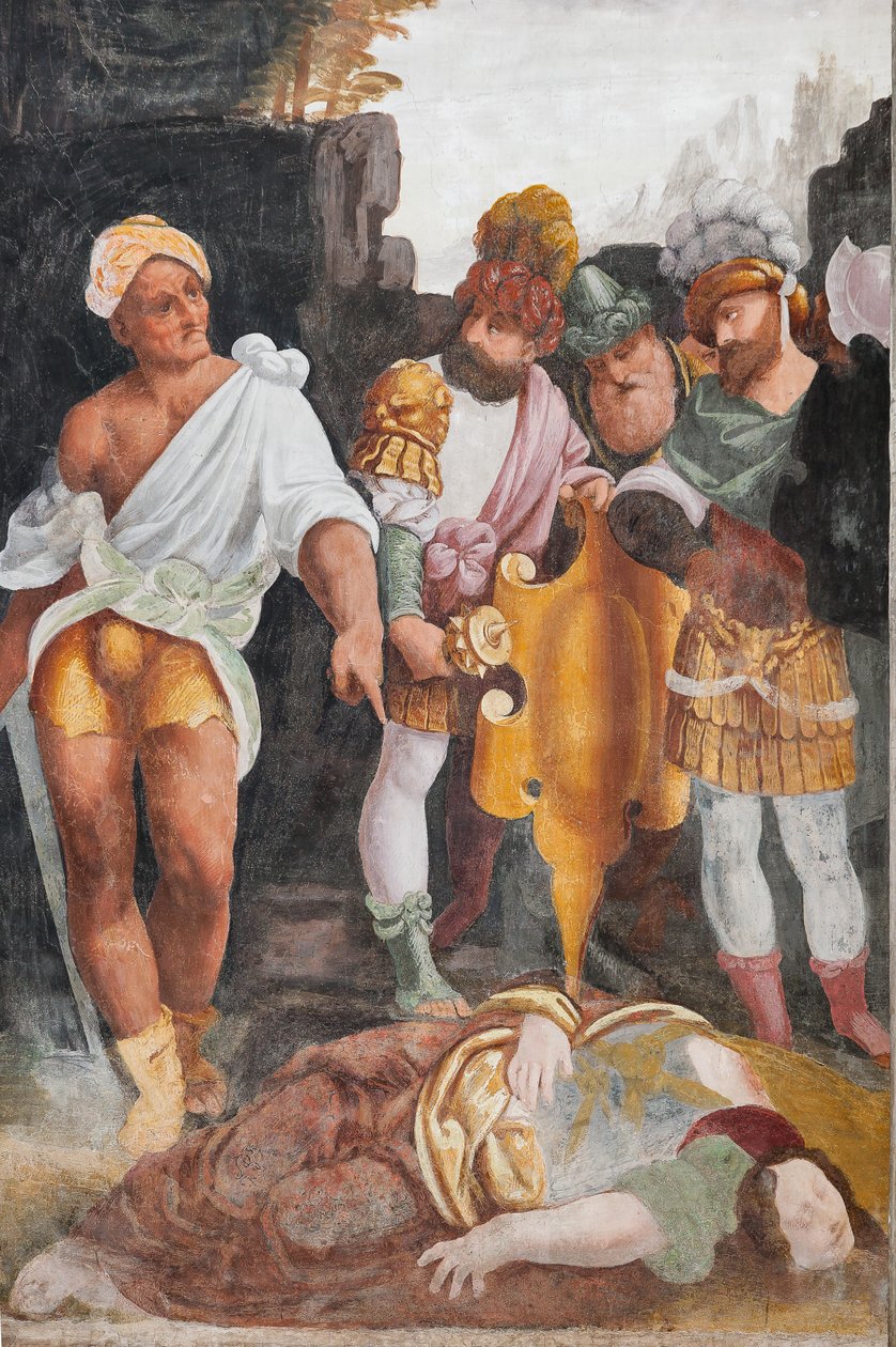 Detail of The Martyrdom of Saint Catherine by Bernardino Lanino