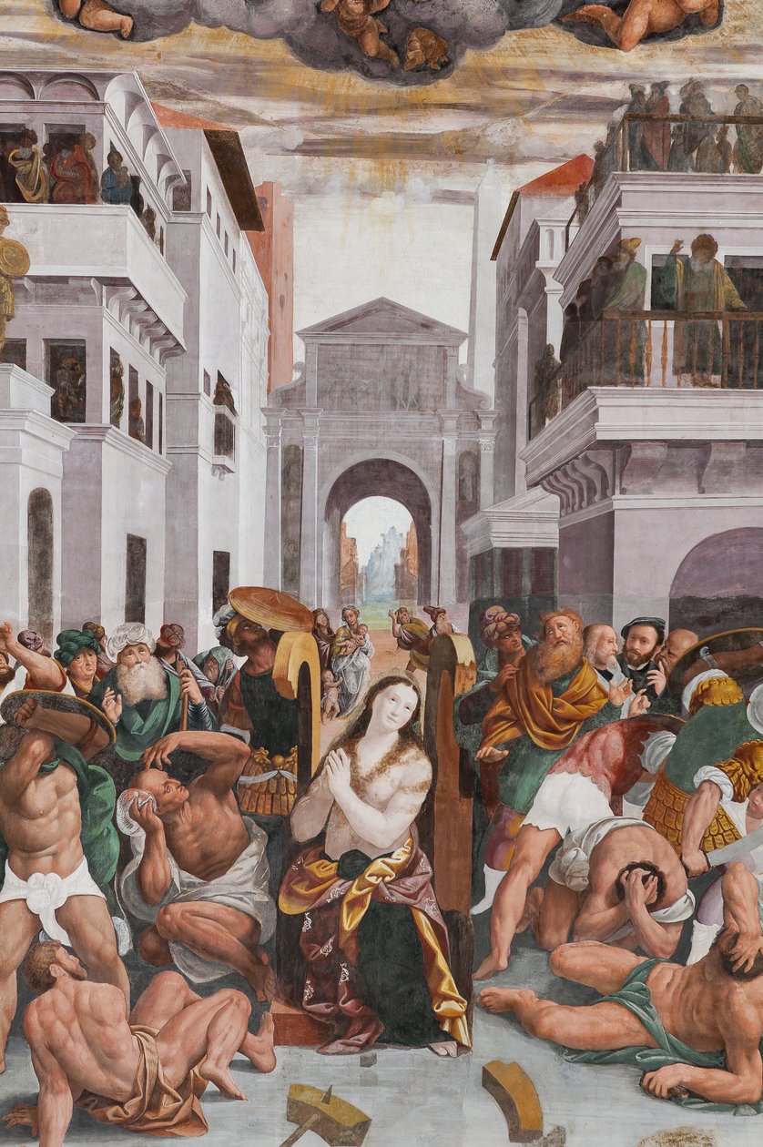 The Martyrdom of Saint Catherine (detail) by Bernardino Lanino