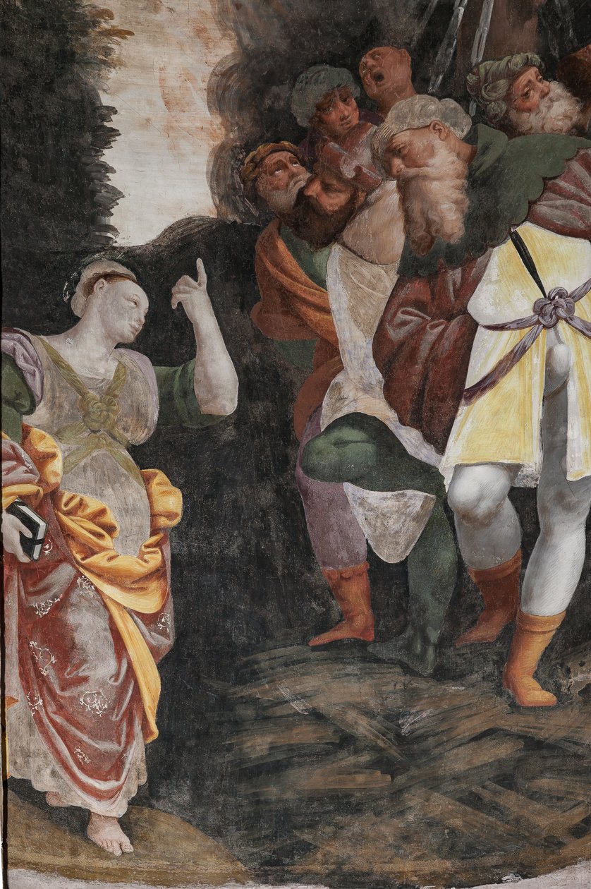 Detail of The Martyrdom of Saint Catherine by Bernardino Lanino