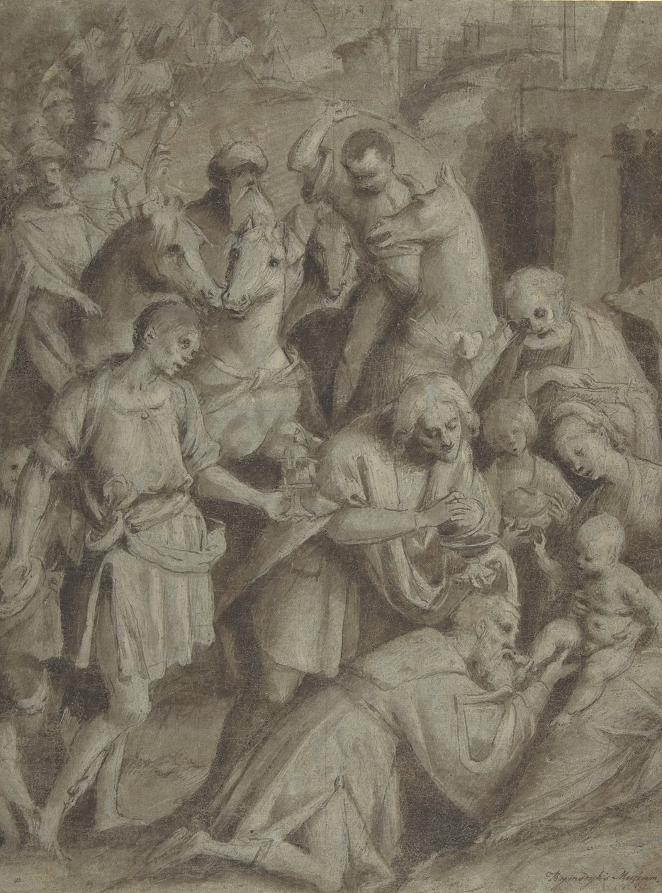 The Adoration of the Magi by Bernardino Lanino