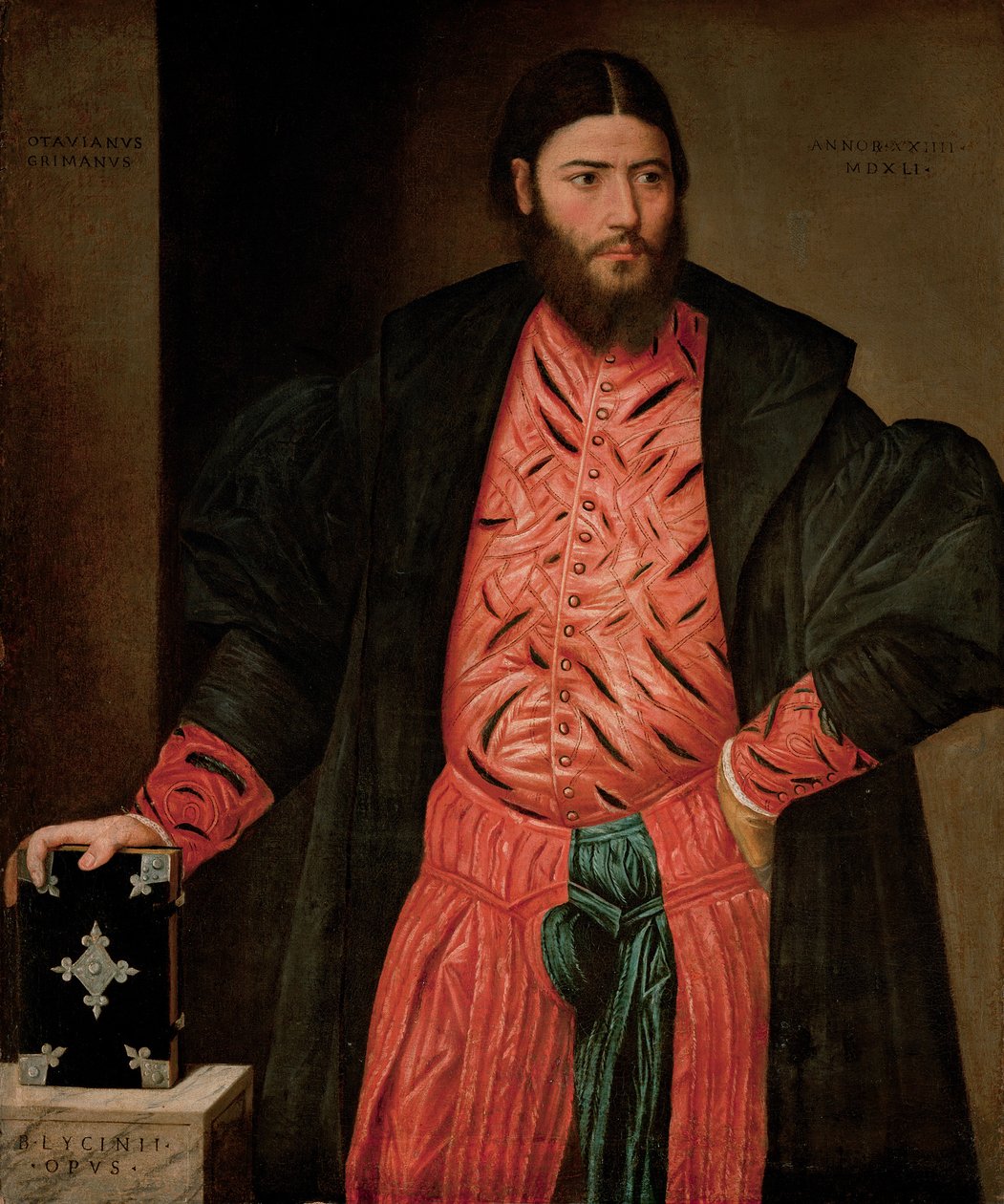 Portrait of Ottaviano Grimani, Procurator of San Marco by Bernardino Licinio