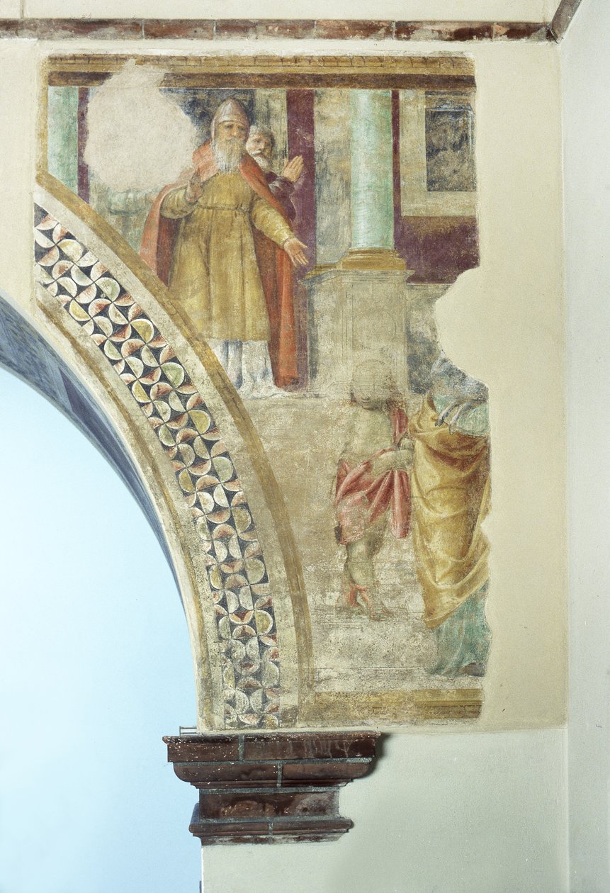 Expulsion of St. Joachim from the Temple by Bernardino Luini