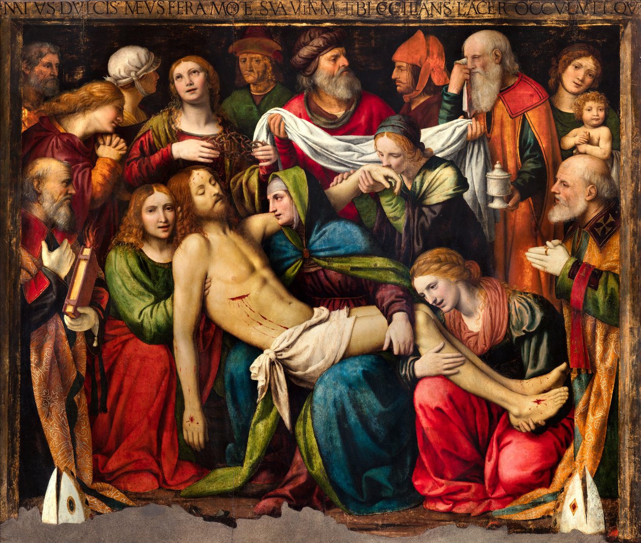 Entombment by Bernardino Luini