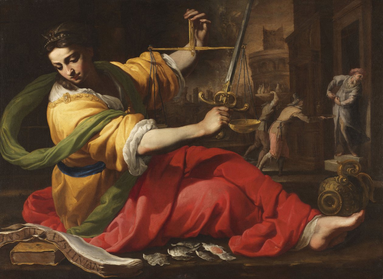 Allegory of Justice by Bernardino Mei