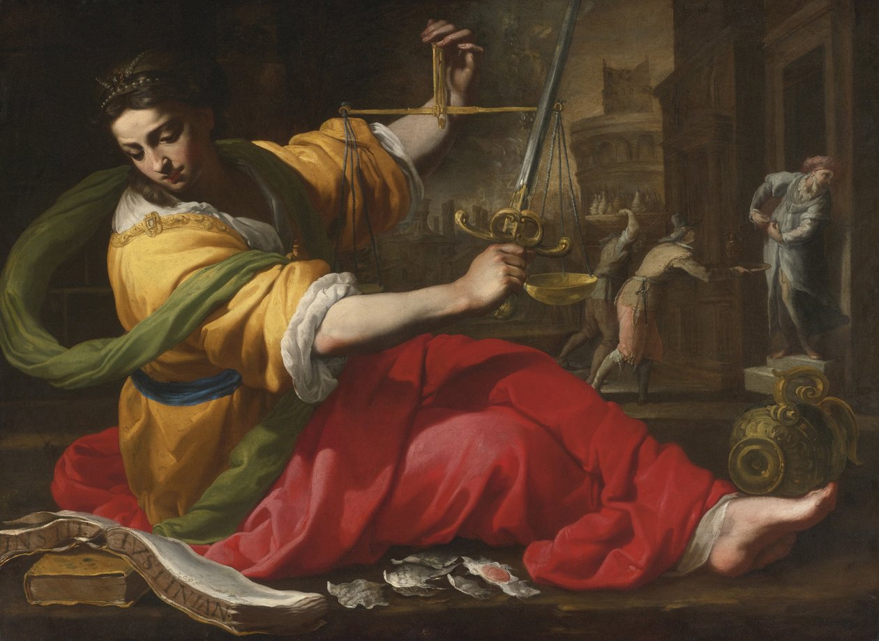 Allegory of Justice, 1656 by Bernardino Mei