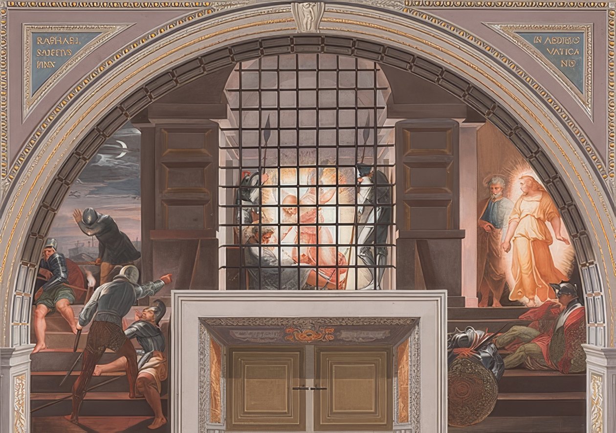 Liberation of Peter by Bernardino Nocchi