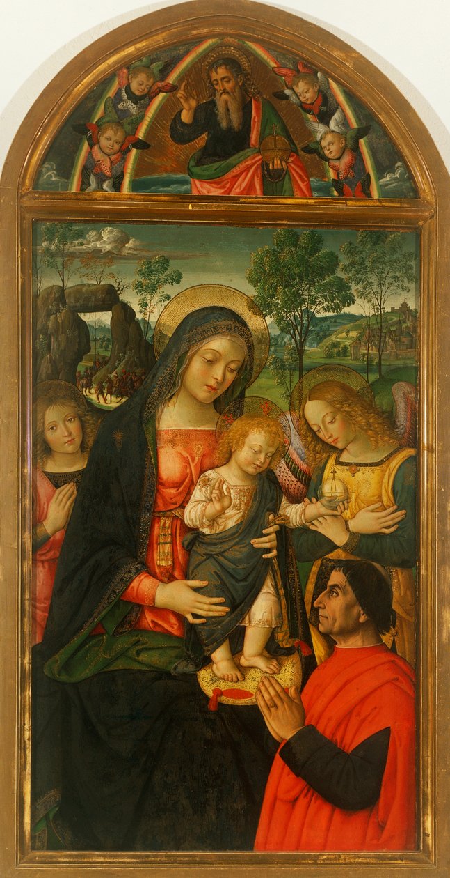 Our Lady of Peace by Bernardino di Betto Pinturicchio