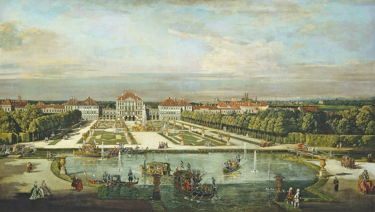 Nymphenburg Palace, Munich by Bernardo Bellotto