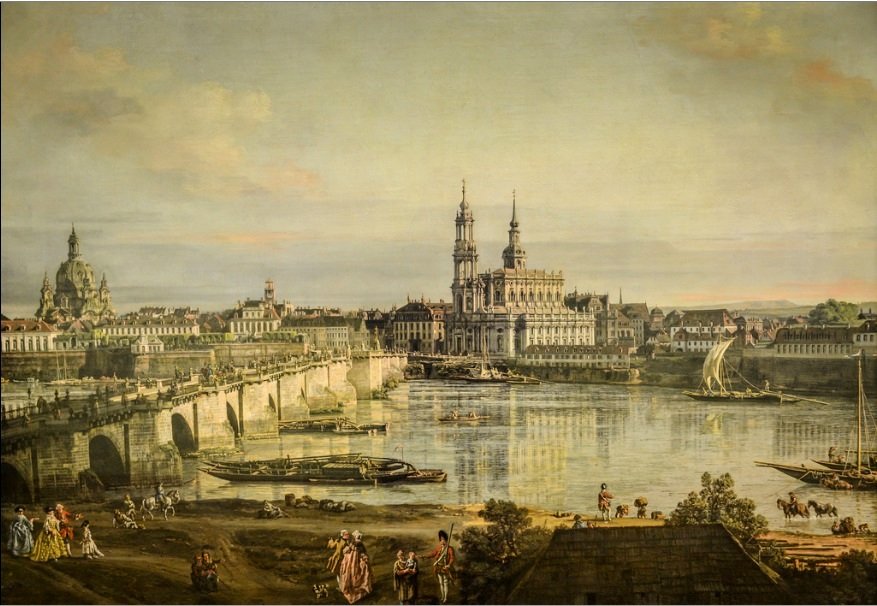 Old Town of Dresden by Bernardo Bellotto