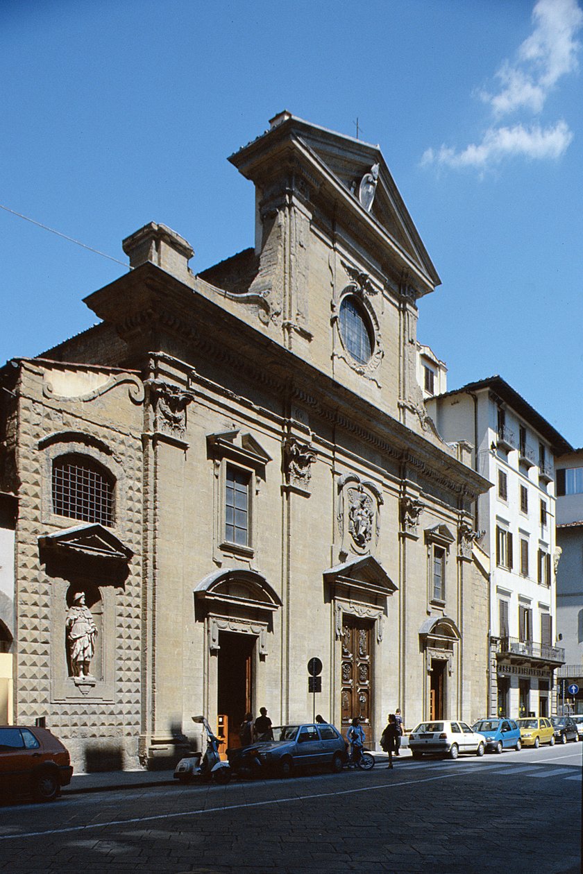 Facade of Santa Trinita, 1593 by Bernardo Buontalenti