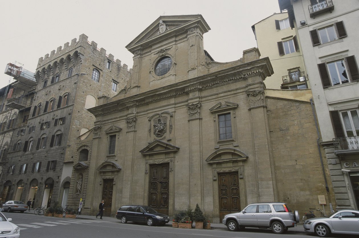 Facade of Santa Trinita by Bernardo Buontalenti