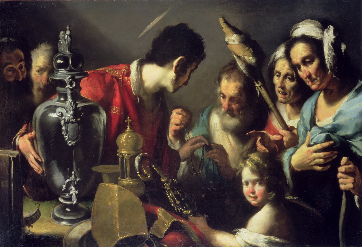 The Charity of St. Lawrence by Bernardo Strozzi