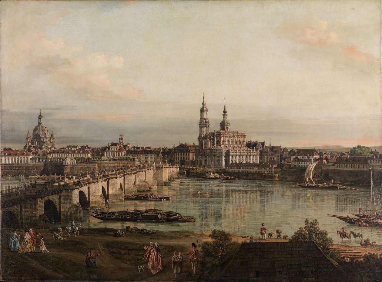 View of Dresden by Bernardo Bellotto