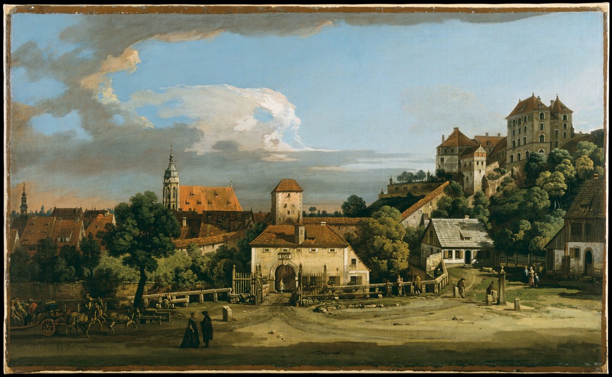 Pirna: The Obertor from the South by Bernardo Bellotto
