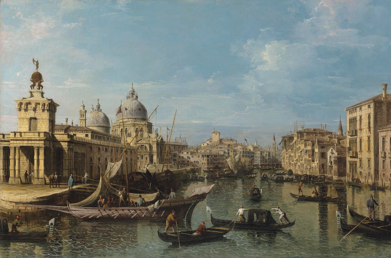 Venice: The Entrance to the Grand Canal, c.1720-80 by Bernardo Belotto Canaletto