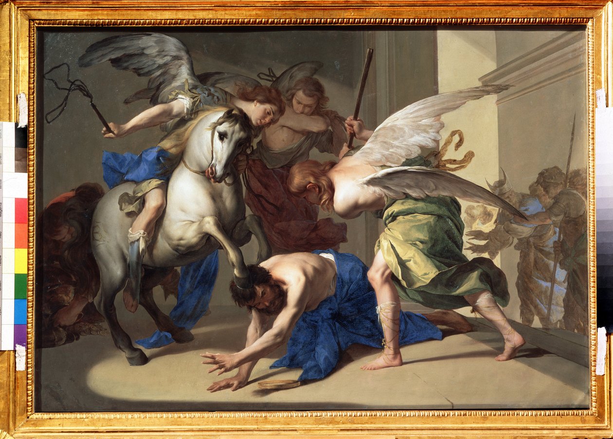 The Expulsion of Heliodorus from the Temple by Bernardo Cavallino