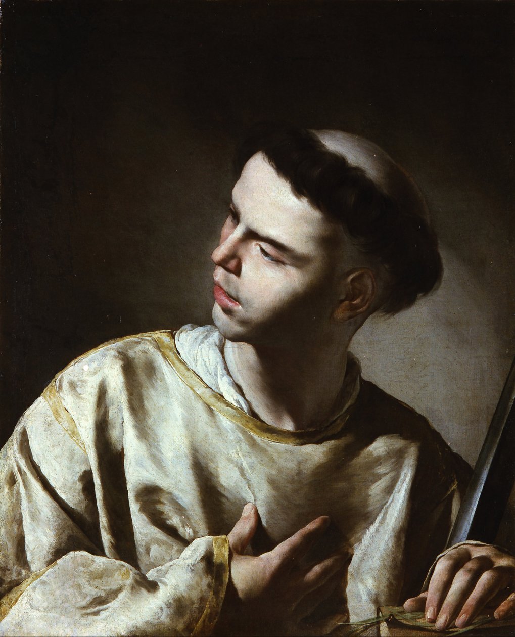 Saint Lawrence by Bernardo Cavallino