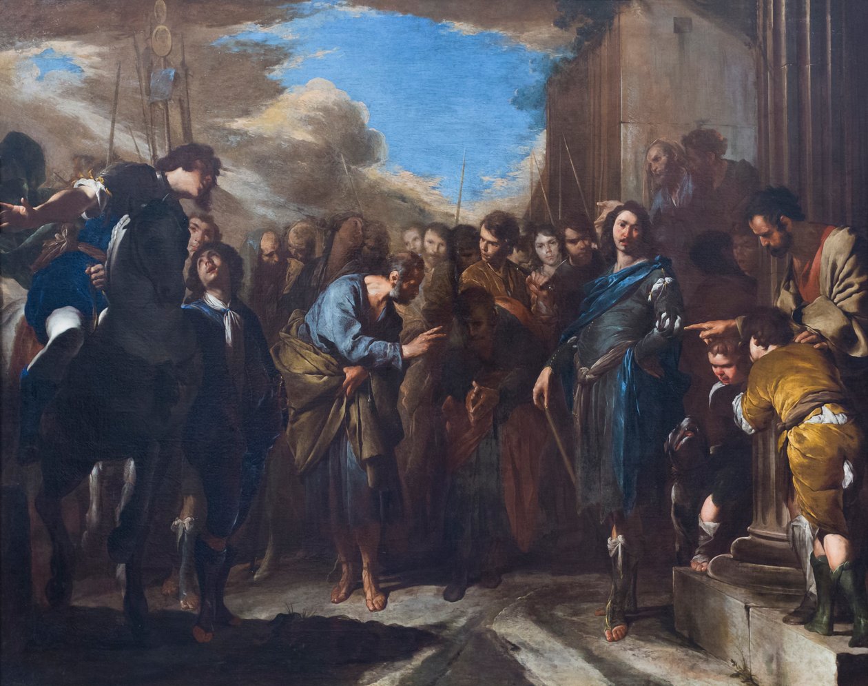 The Parting of Saint Peter and Saint Paul by Bernardo Cavallino