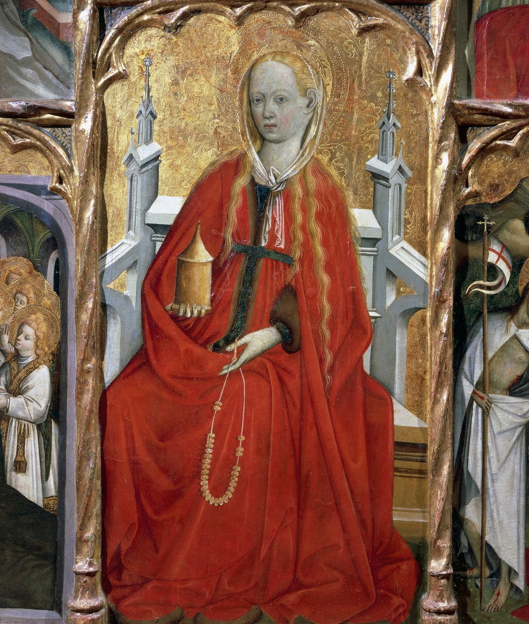 Mary Magdalene, (detail) by Bernardo Martorell