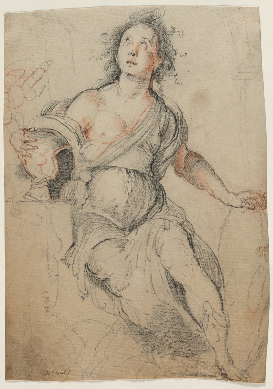 Allegorical Figure, c. 1635 by Bernardo Strozzi