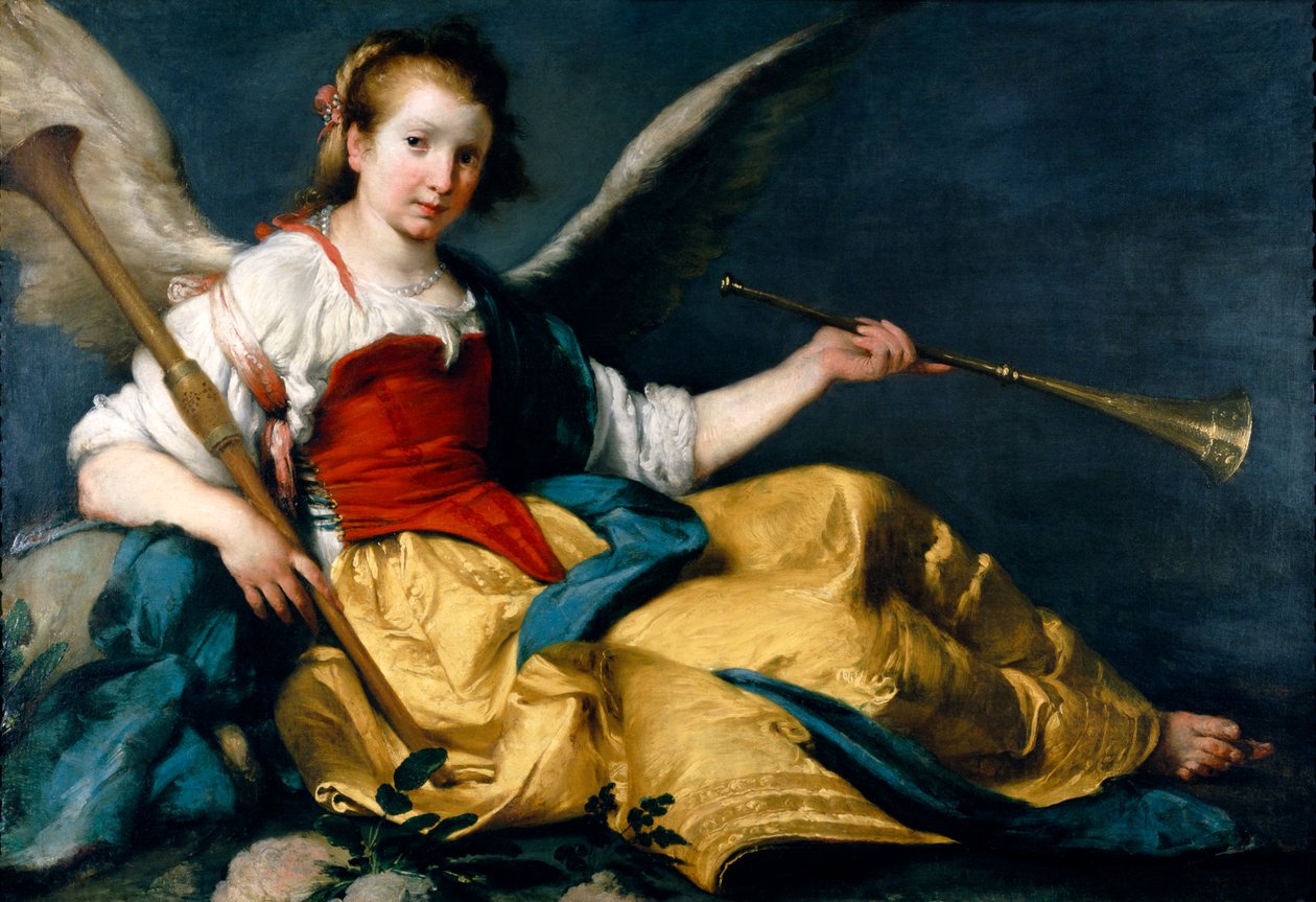 An Allegory of Fame by Bernardo Strozzi