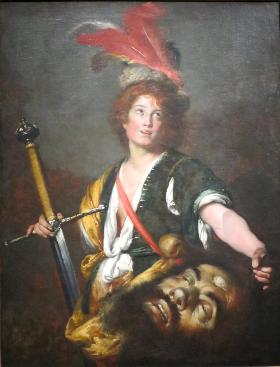 David with the Head of Goliath by Bernardo Strozzi