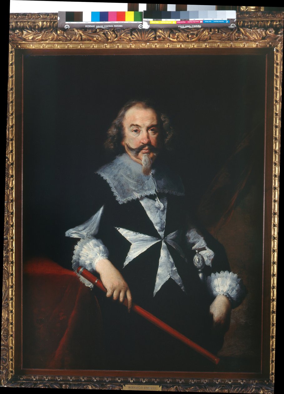 Portrait of a Knight of Malta (Scipione Papafava?) by Bernardo Strozzi