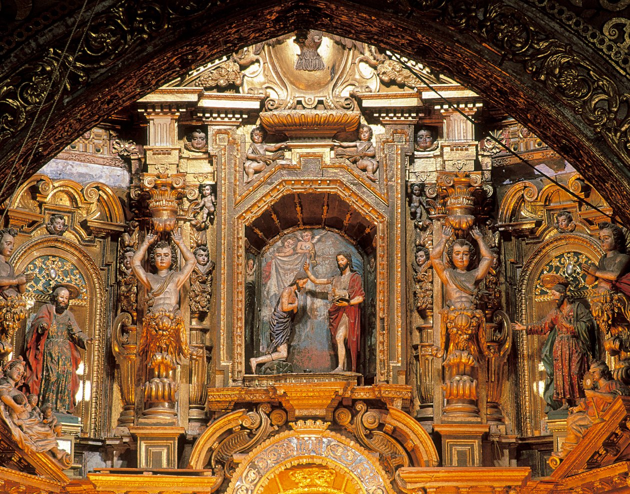 Altarpiece of the Church of San Francisco, Quito by Bernardo de Legarda