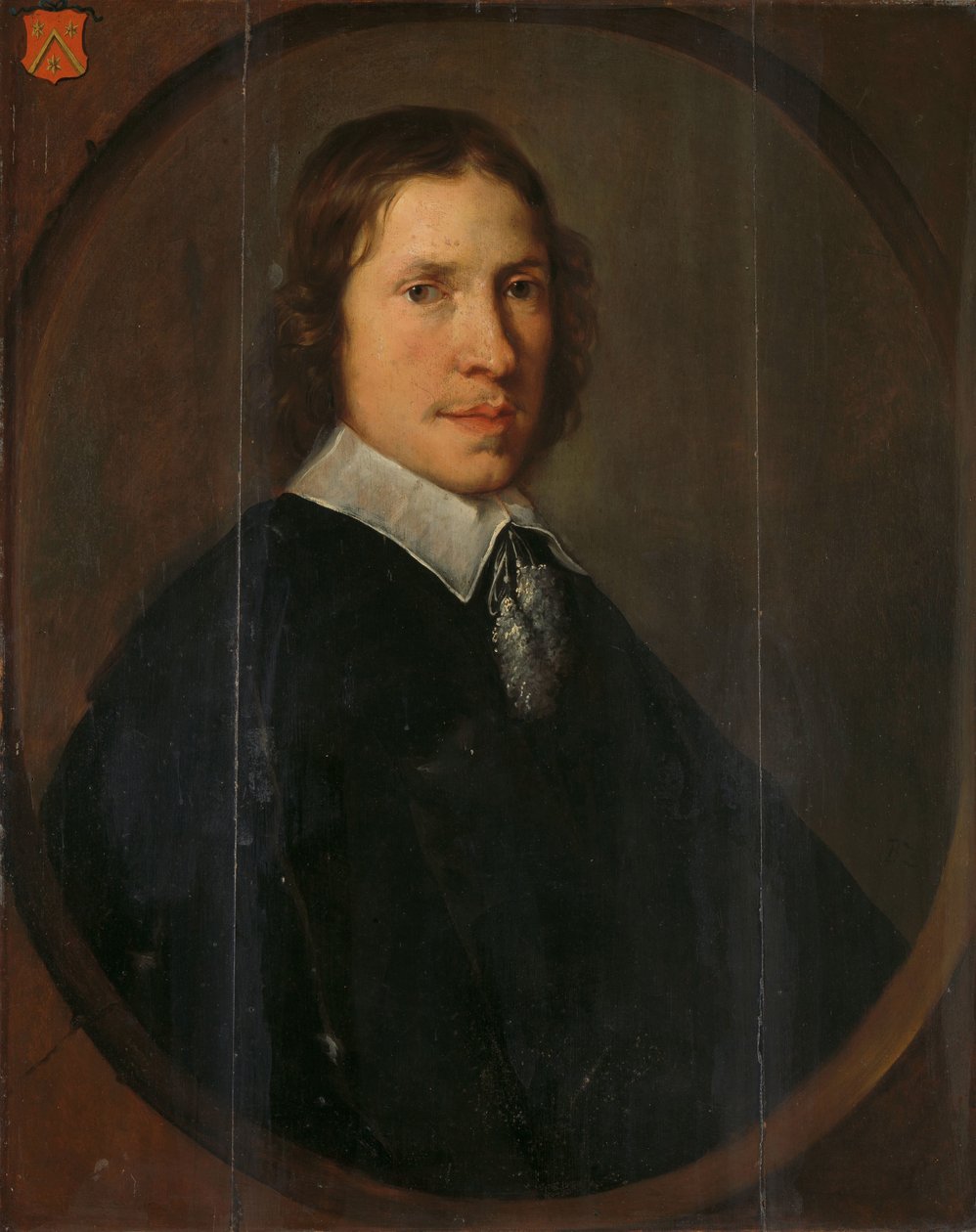 Portrait of François Leydecker, Burgomaster of Tholen by Bernardus Swaerdecroon