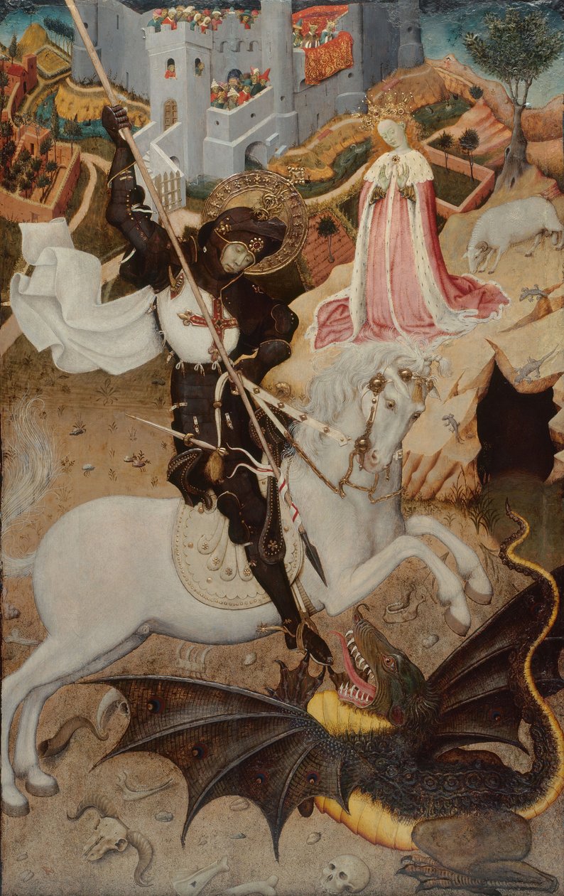Saint George Killing the Dragon by Bernat Martorelli