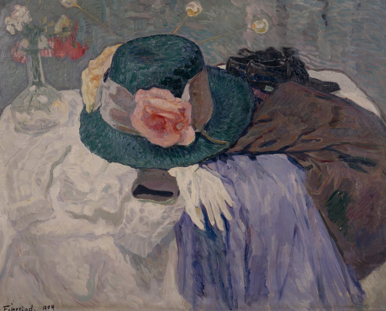 The Green Hat by Bernhard Dorotheus Folkestad