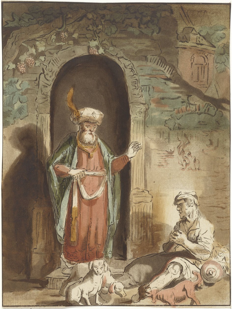 The Rich Man and Lazarus by Bernhard Schreuder