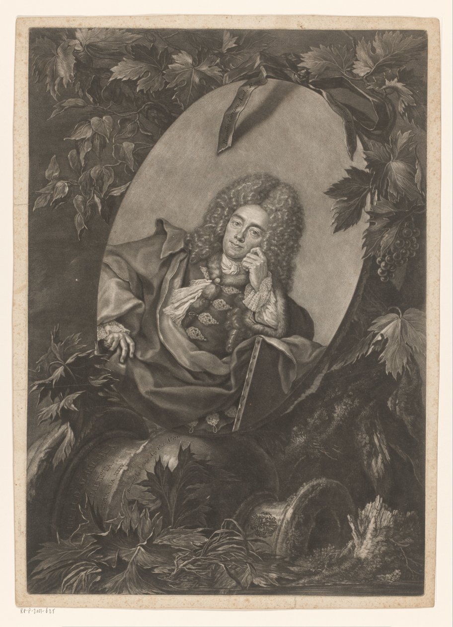 Portrait of Christoph Ludwig Agricola by Bernhard Vogel