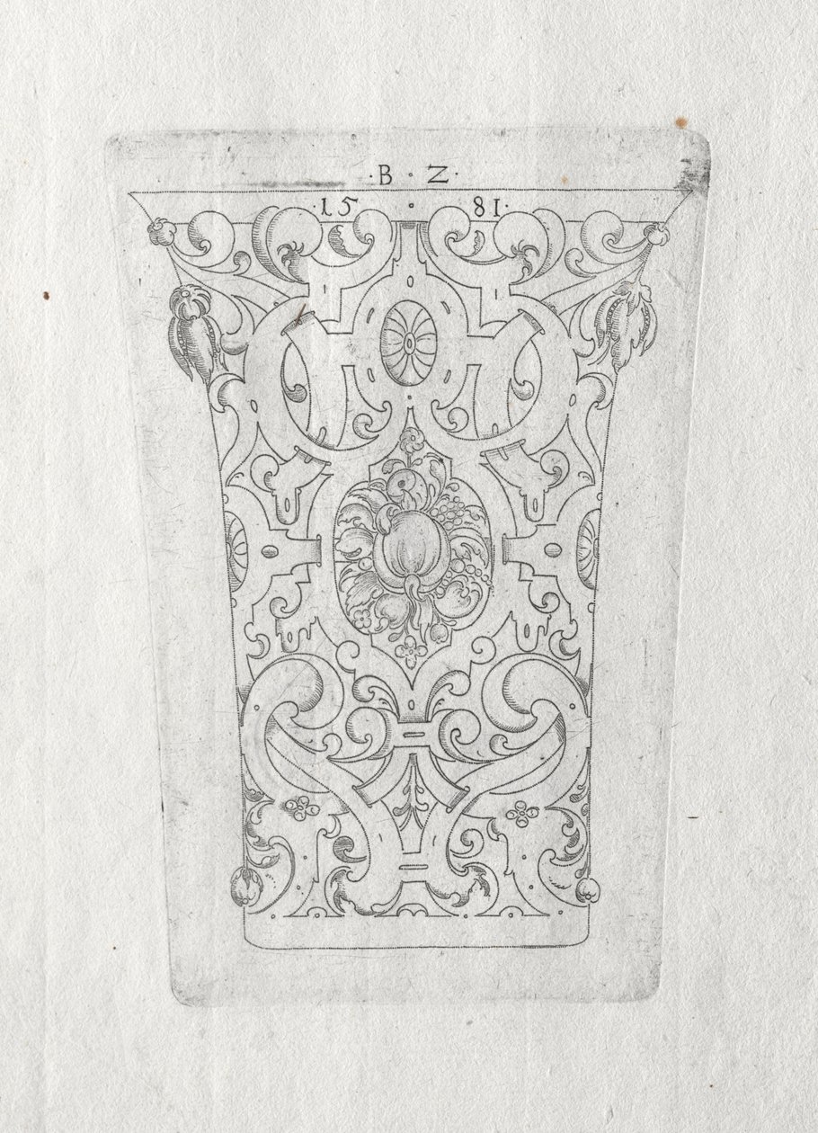 Ornamental Beaker by Bernhard Zan