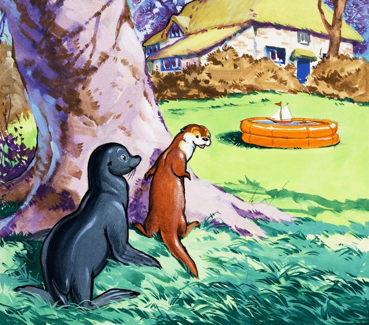 Fliptail the Otter by Bert Felstead