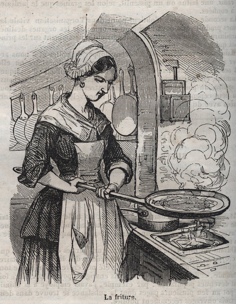 La friture - engraving in 